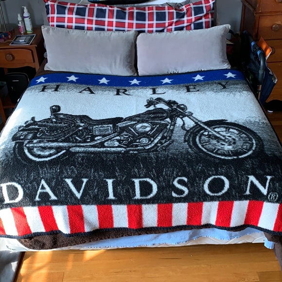 biederlack Bedding Biederlack Harley Davidson Blanket Made In Usa